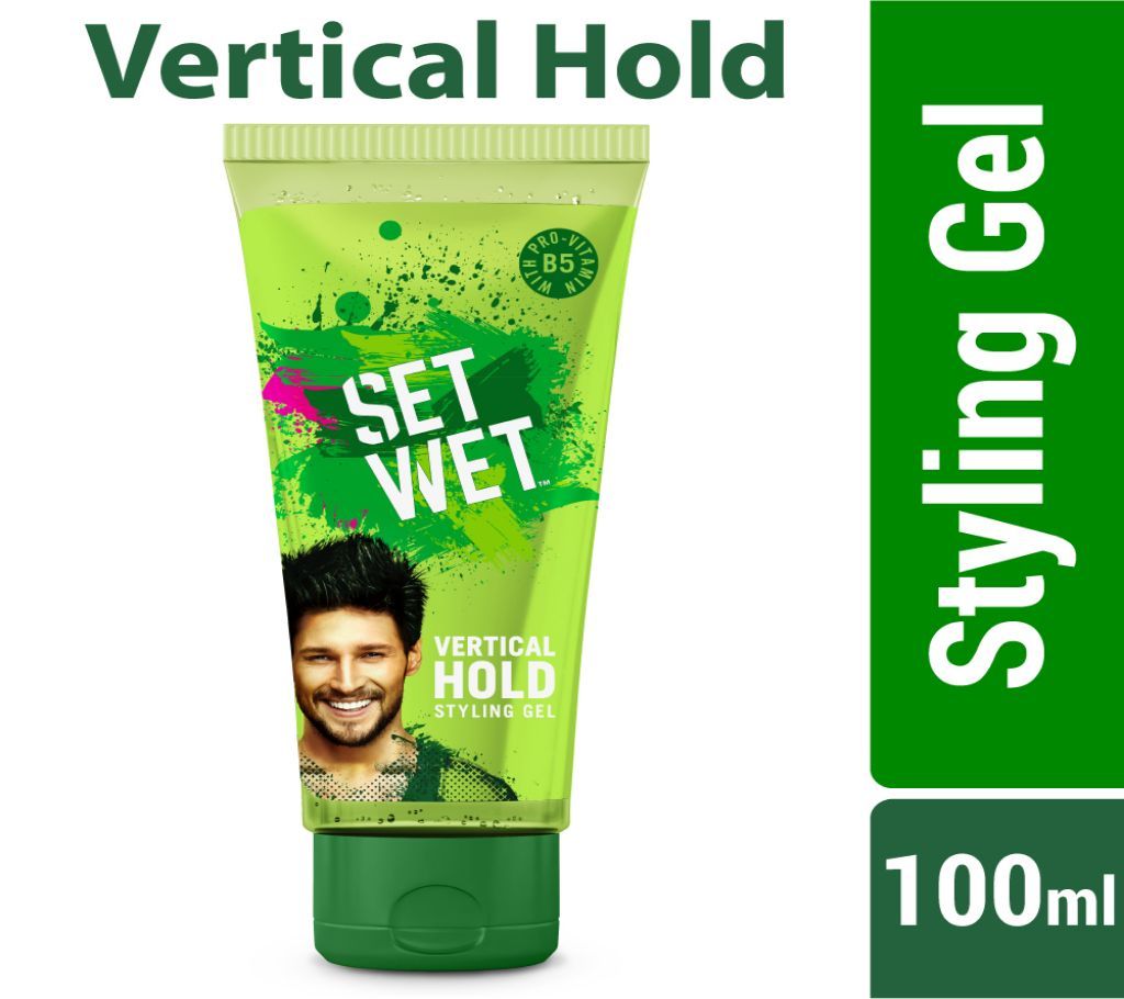 Set Wet Hair Gel Vertical Hold Styling  - 100ml