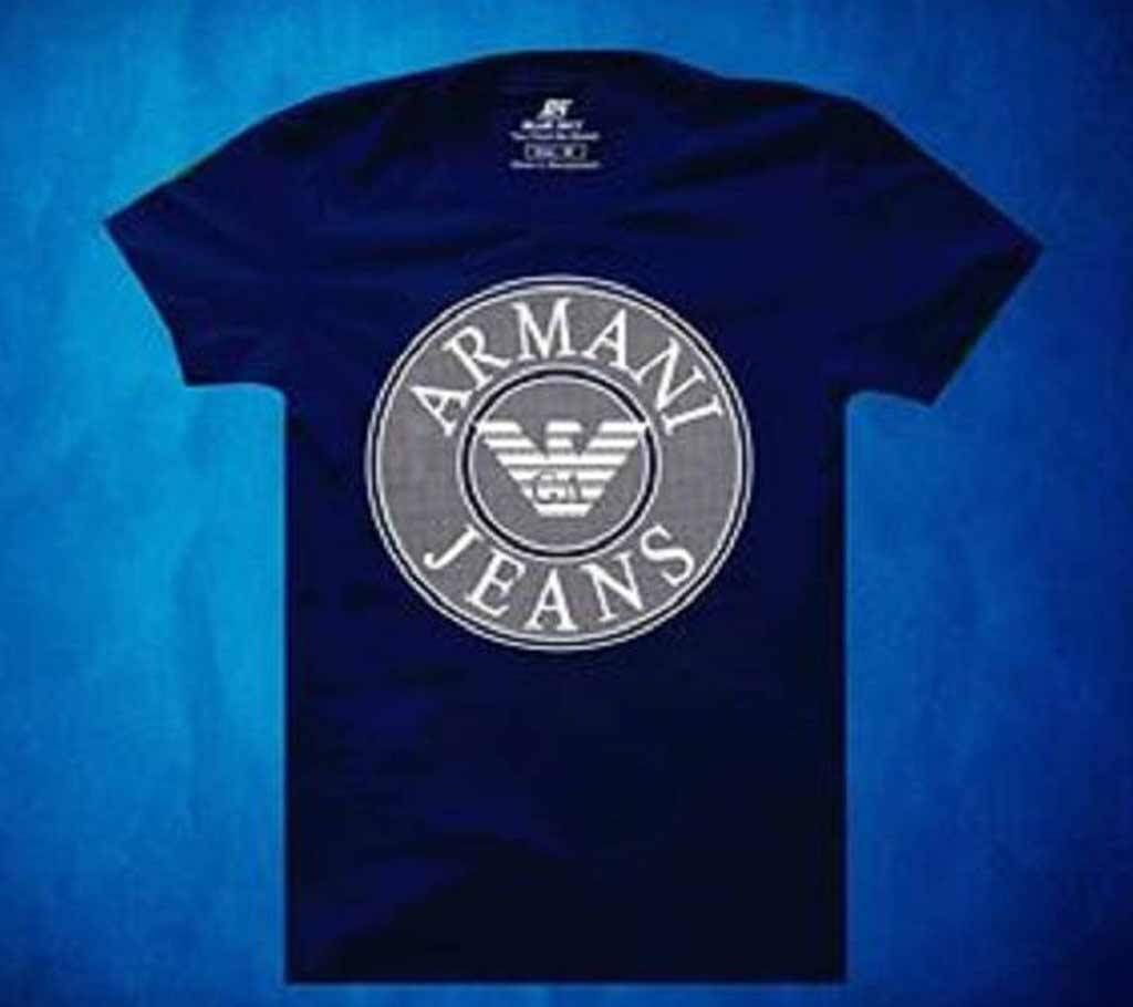 Armani Jeans Mens Half  sleeve  Cotton T-shirt
