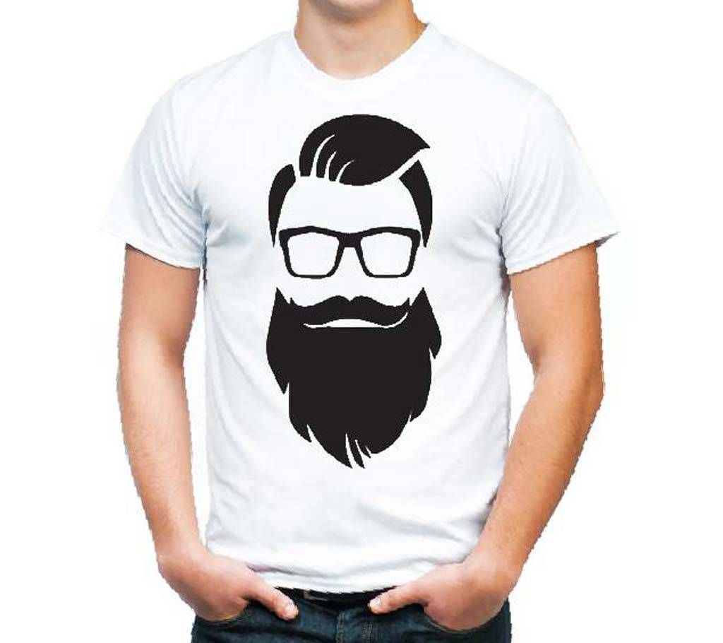 Beard Men's Half Sleeve T- Shirt
