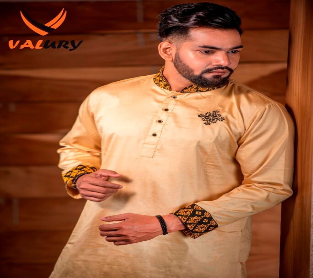 Golden Embroidery Panjabi
