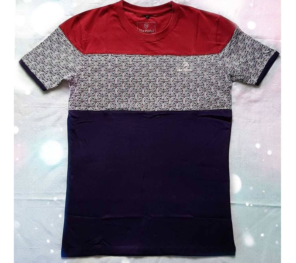 Rubber Print Cotton T-Shirt - 03 - AGF