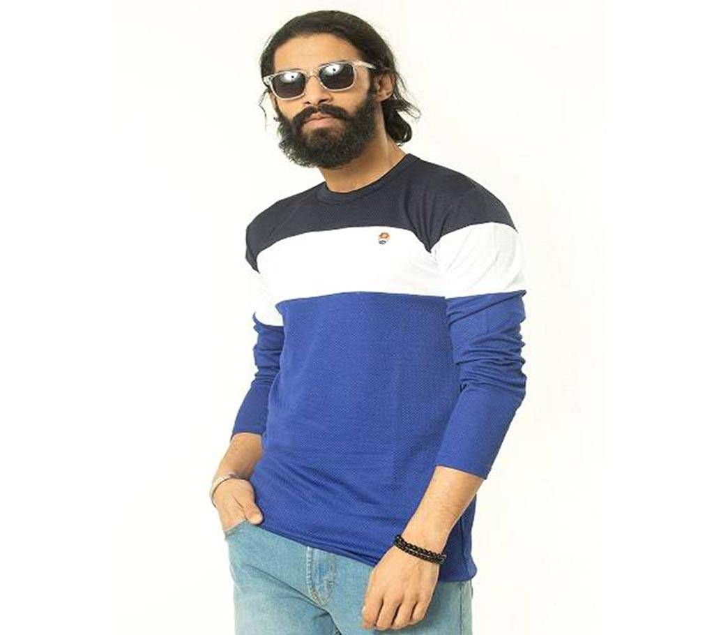 Full Sleeve T-Shirt Blue