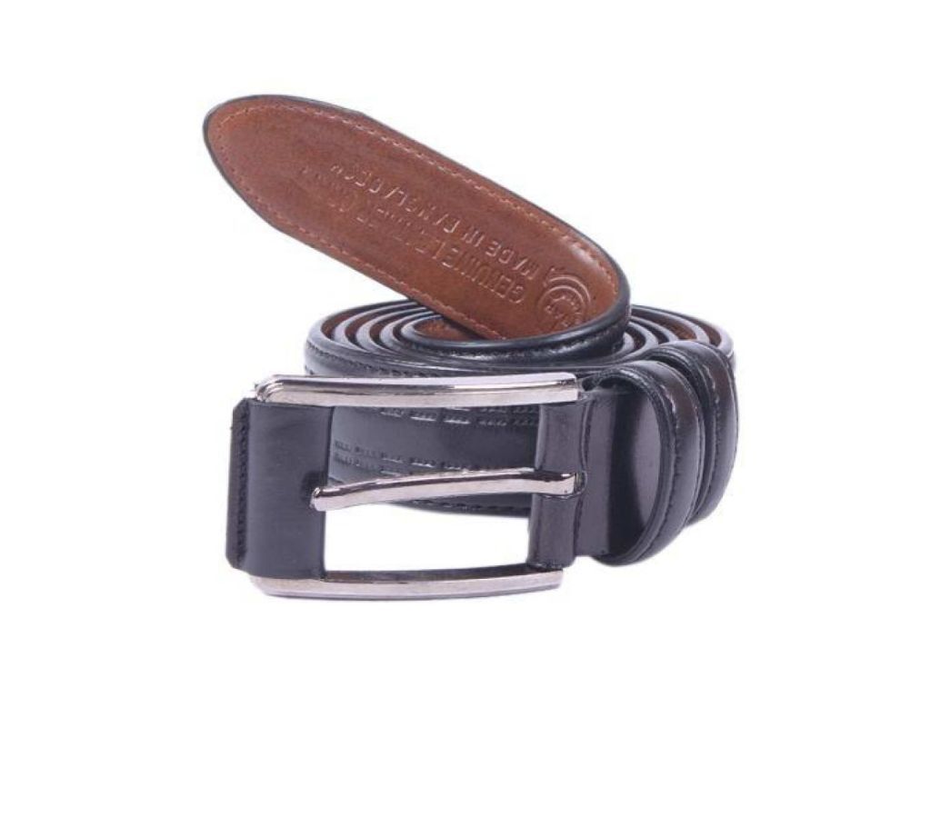 Black PU Leather Belt For Men-CSB-152