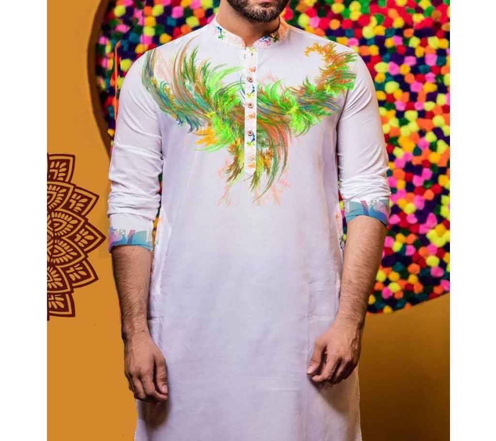 Semi Long Cotton Punjabi for men - FA017