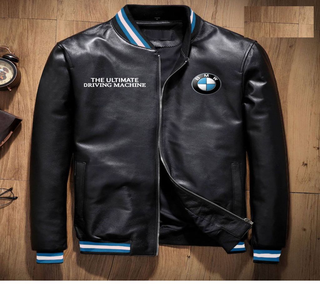Original Artificial Leather Mens Winter Jacket BMW  19  FAS