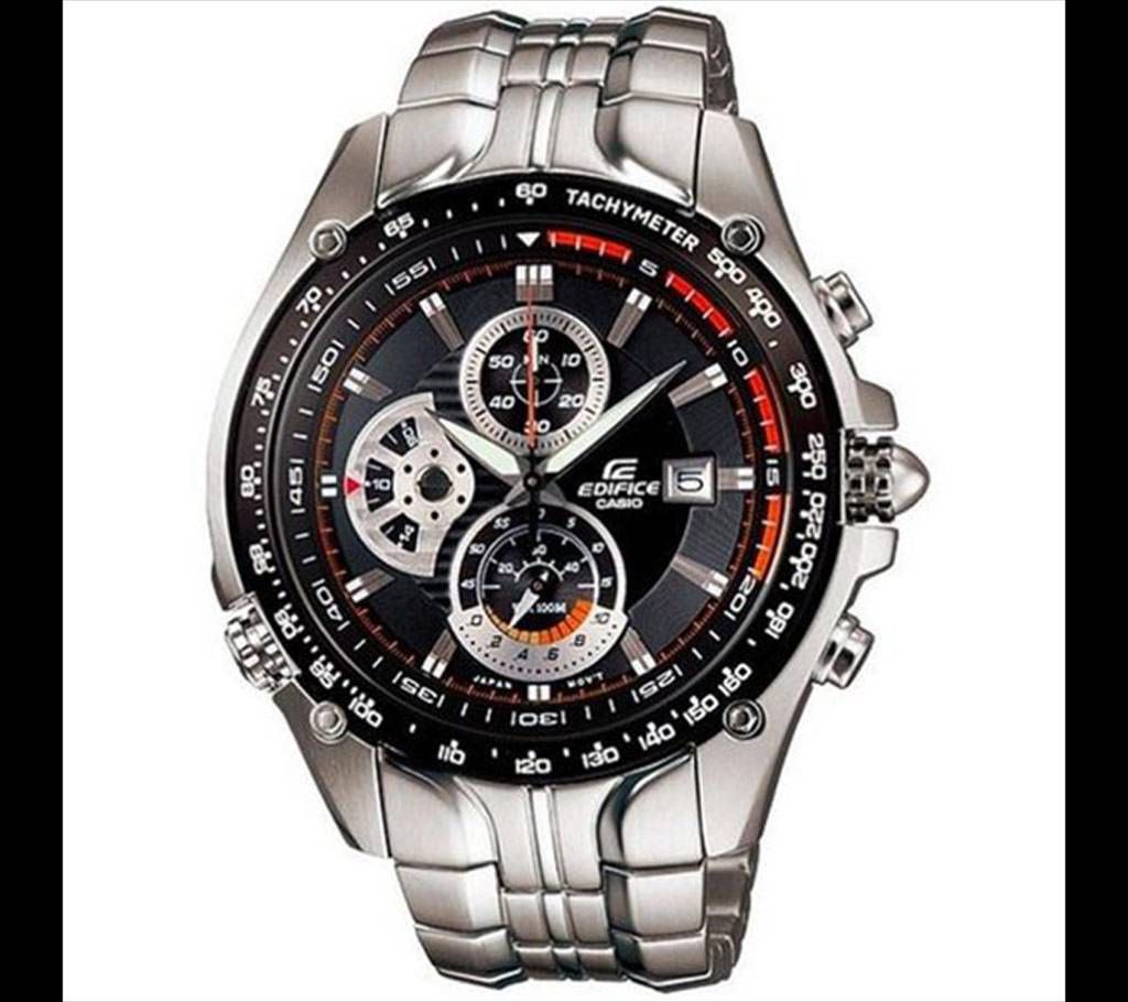 Casio Silver Stainless Steel Chronograph Watch