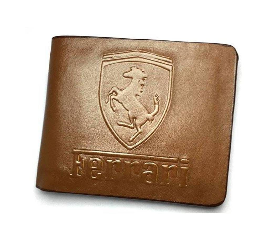 Ferrari LS Brown Leather Wallet - Copy