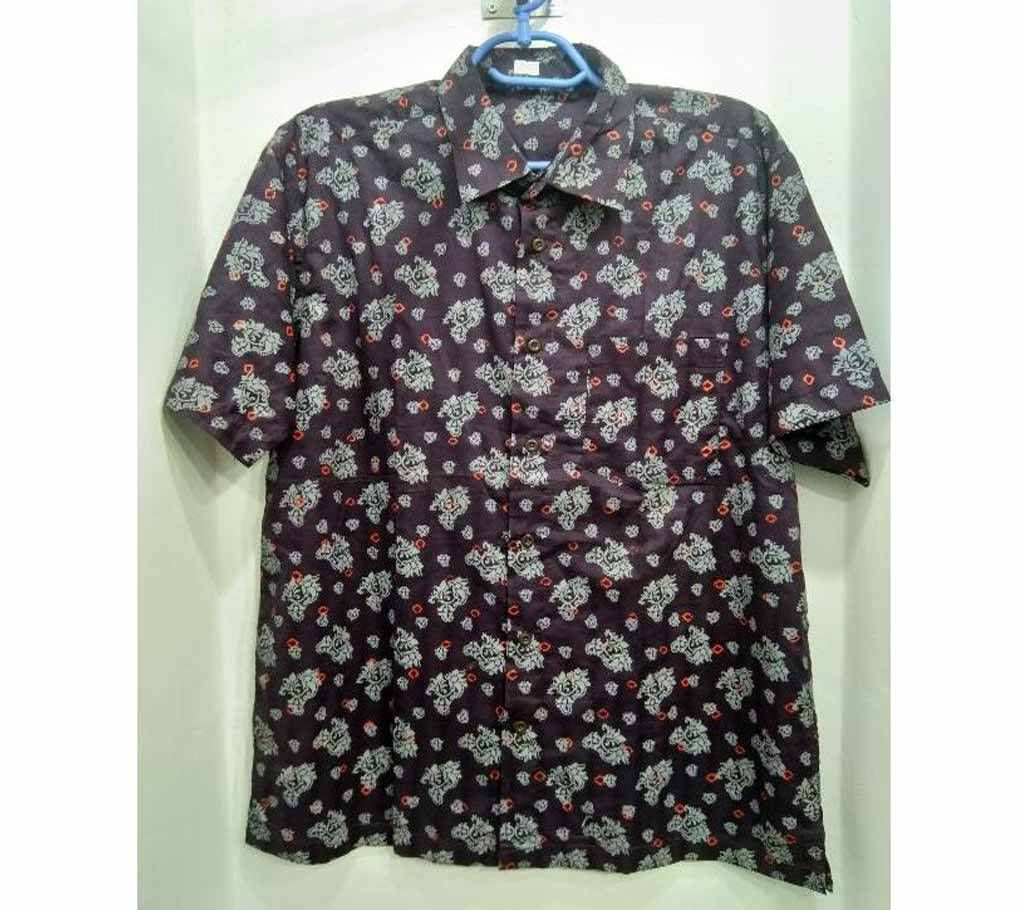 Half sleeve Cotton Perpal color Shirt