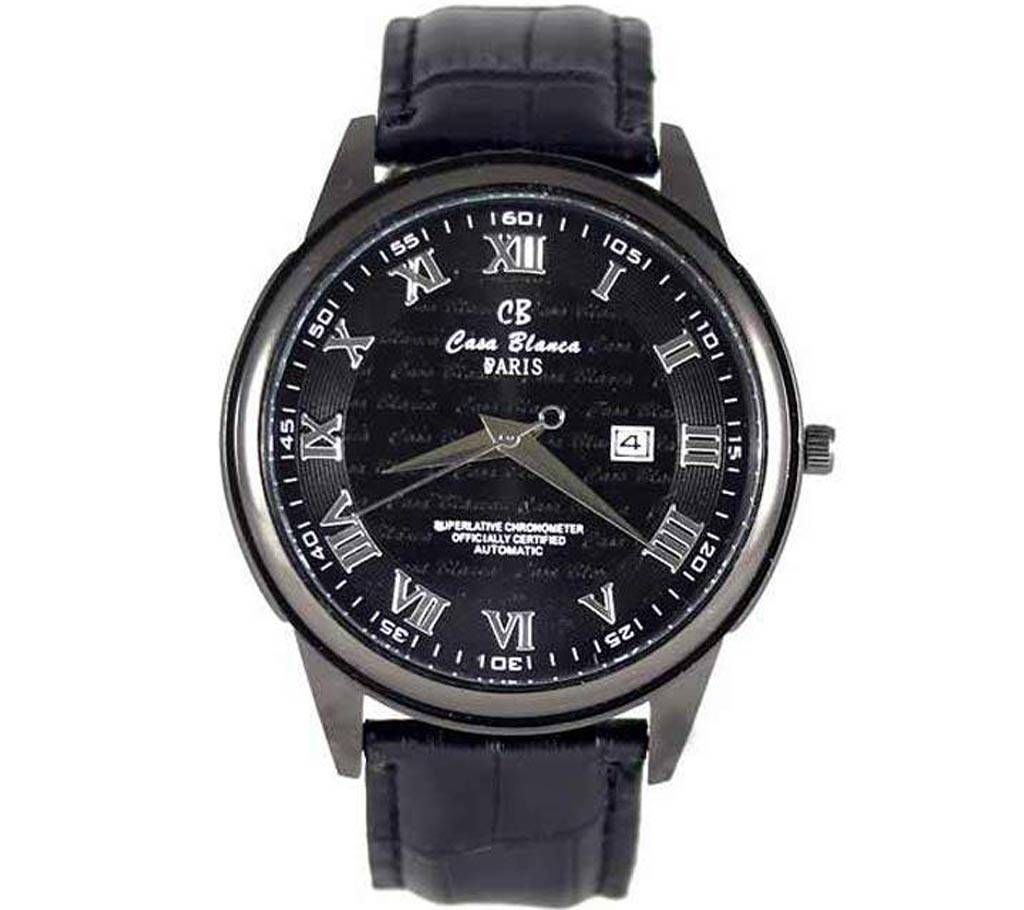 Casa Blanca Men's Wrist Watch- Black (Copy)