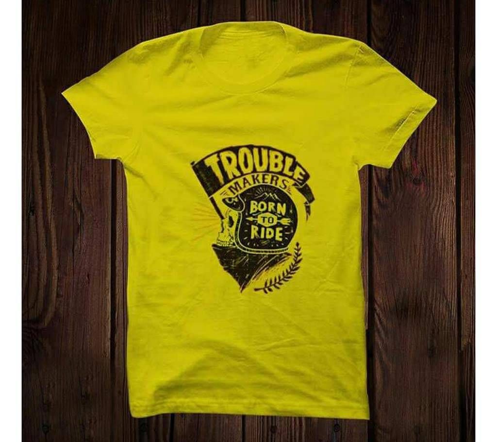 Born to Ride Menz Round Neck T-Shirt