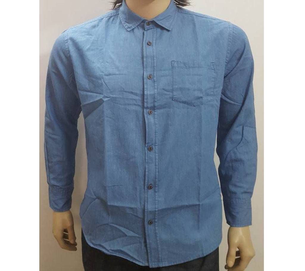 Men's Full Sleeve Denim Shirt -  234