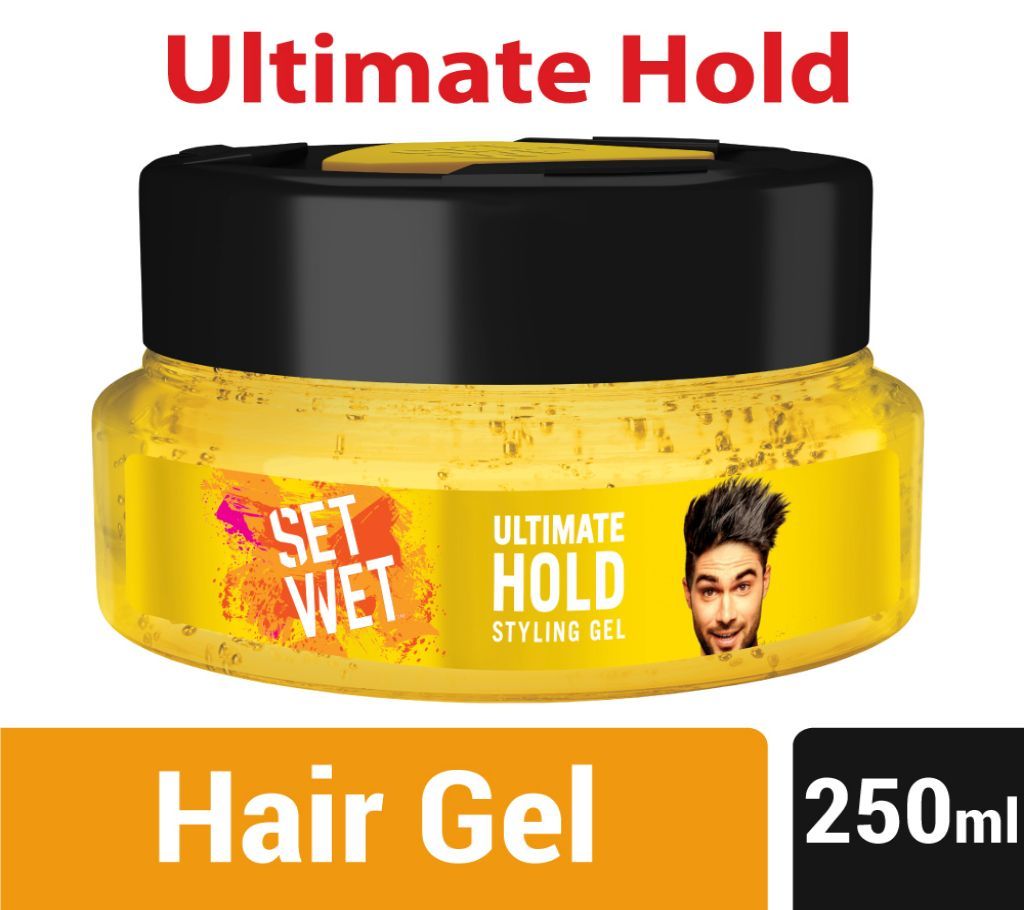 Set Wet Hair Gel Ultimate Hold Styling Jar - 250ml