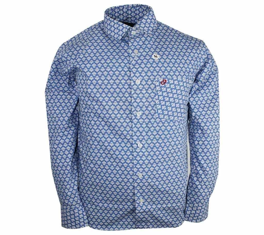 Adda Mens cotton All over print shirt