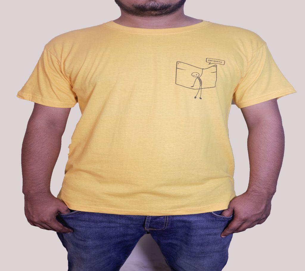 Half Sleeve Cotton T-Shirt for Men T-30