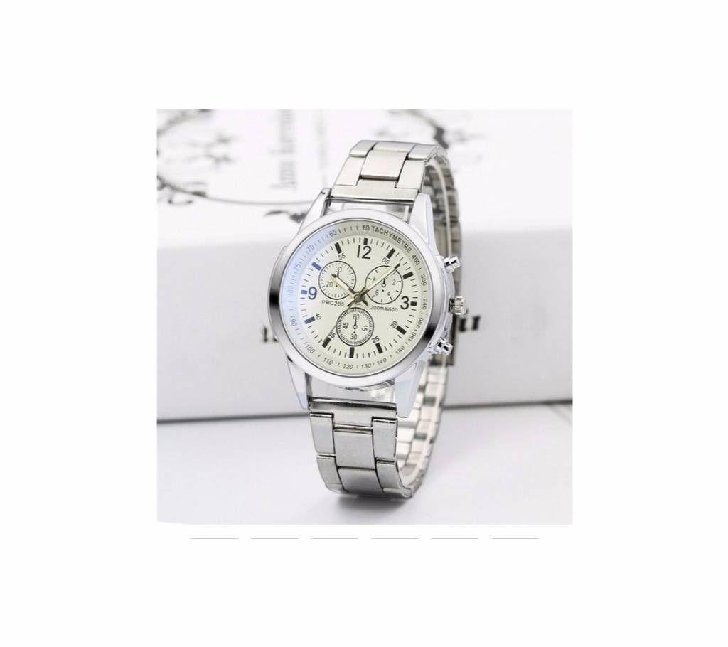 Men's Watch Stainless Steel Quartz Wrist Analog Watch