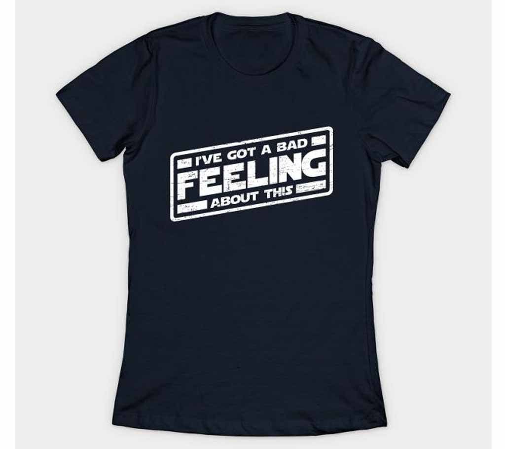 Mens Feeling Cotton Round Neck T-shirt