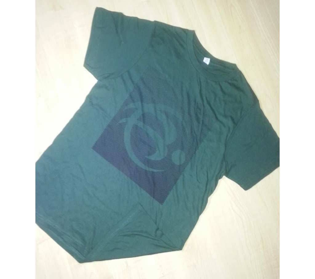 Men Short Sleeve T-shirt - Ball and Moon Shape