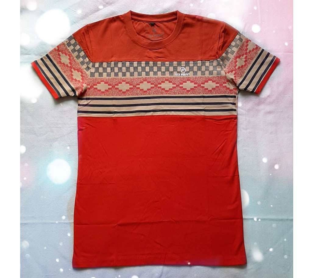 Rubber Print Cotton T-Shirt - 02 - AGF