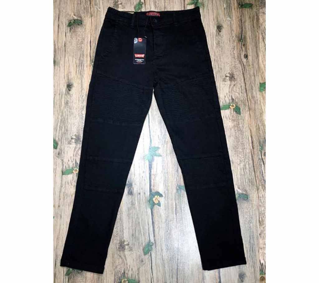 Mens Biker Denim Gabardine Pant - - WHA