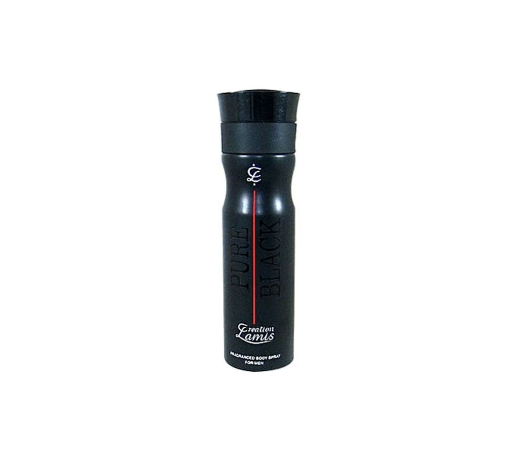Pure Black Body Spray 200ml Dubai 