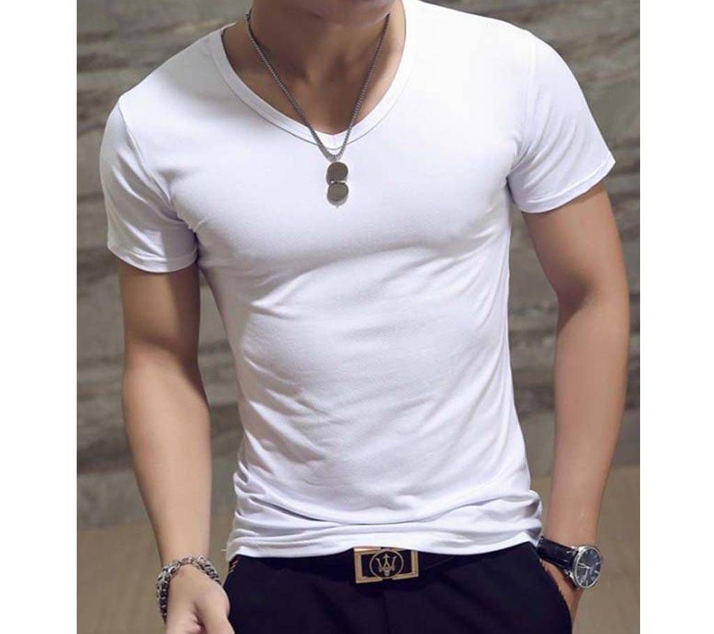 White T-Shirt For Men