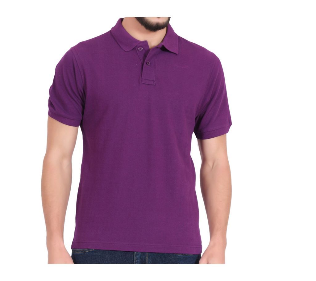 Polo Shirt For Men -Purple