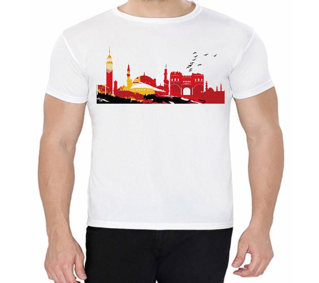 City Bird - Half Sleeve T-shirt For Men