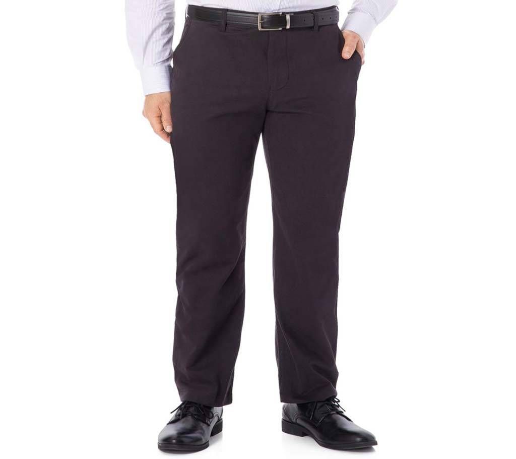 Gabardine Pant For Men Black Colour