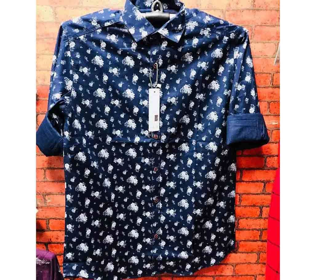 Full Sleeve Casual Shirt For Men - Print Colro 