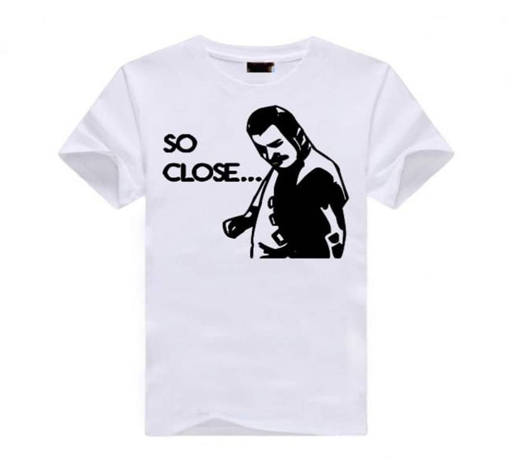  So close Half Sleeve Mens Tshirt 