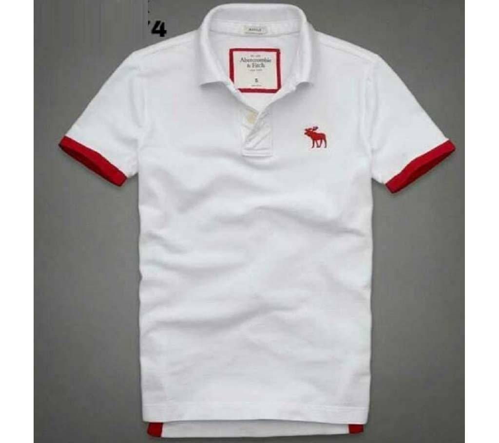Polo Shirt For Men-White 