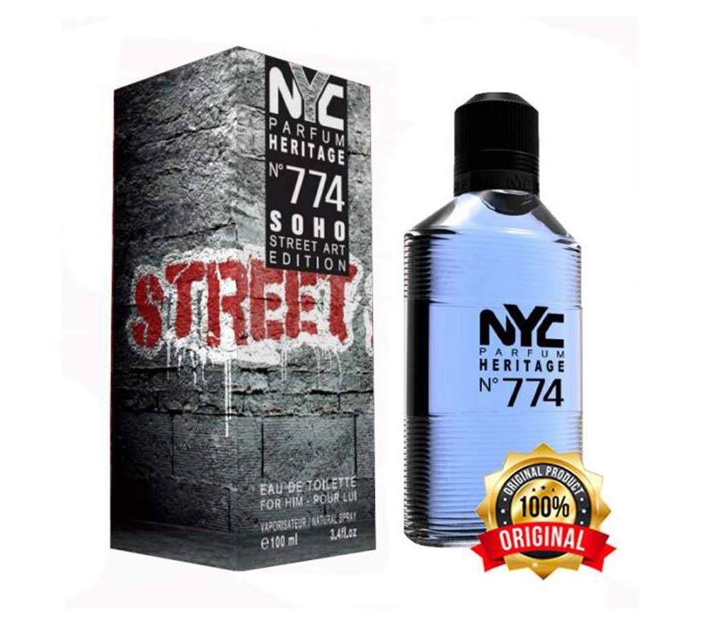 NYC (Made in USA) SOHO ST Art EDP No-774 for MEN