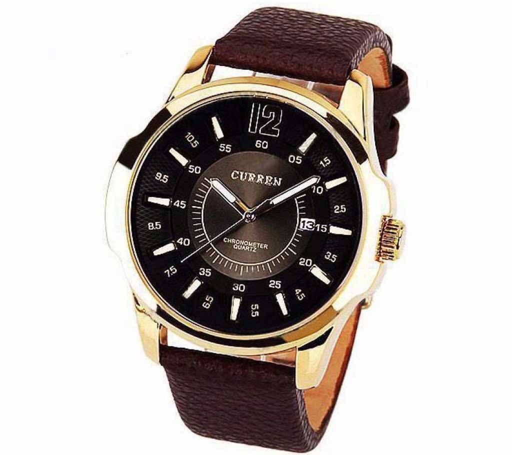 Curren Menz Casual LATHER Watch
