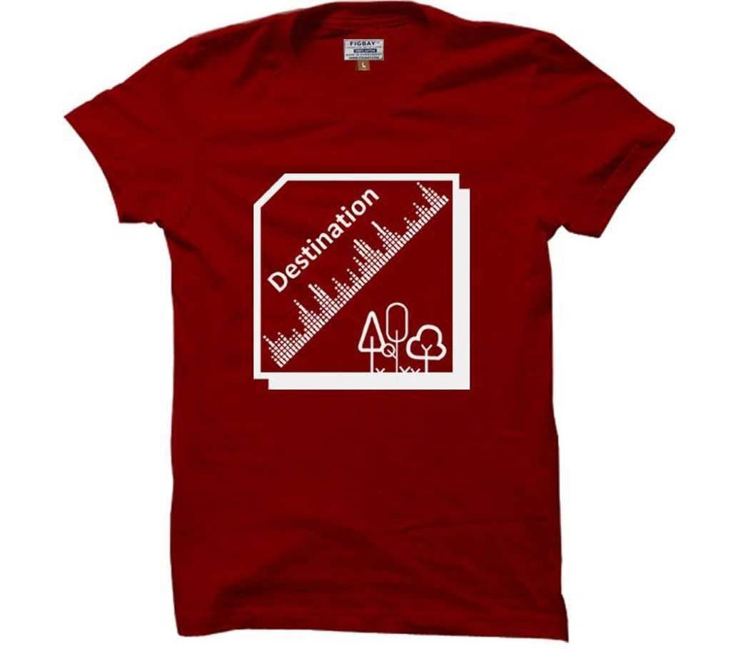 Destination Menz Short Sleeve Cotton T-Shirt