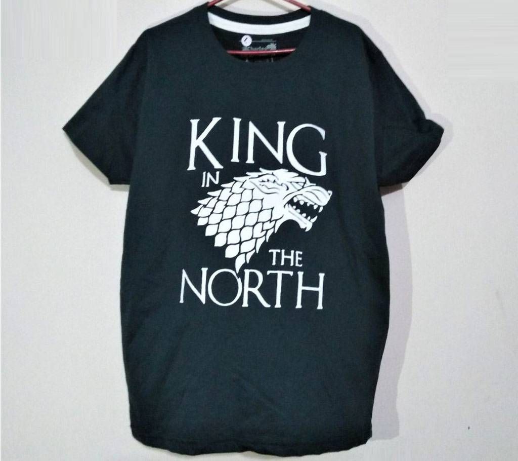 Game of Thrones King In The North Menz Half Sleeve T Shirt 