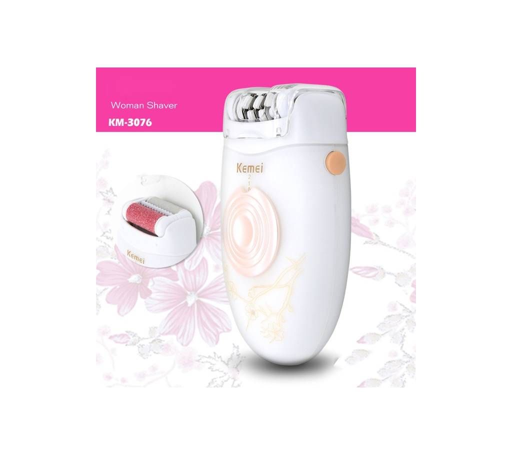 Kemei KM-3076 2 in 1 women epilator