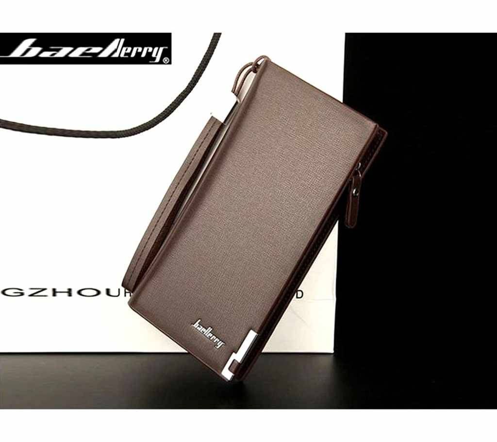 Smart wallet multinational brown color for man