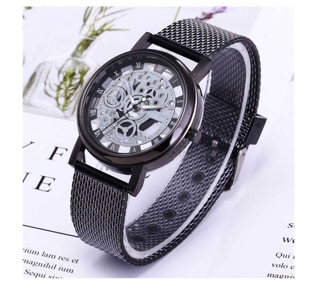 Metallic Mens Fashion Skeleton Watch WSY15987