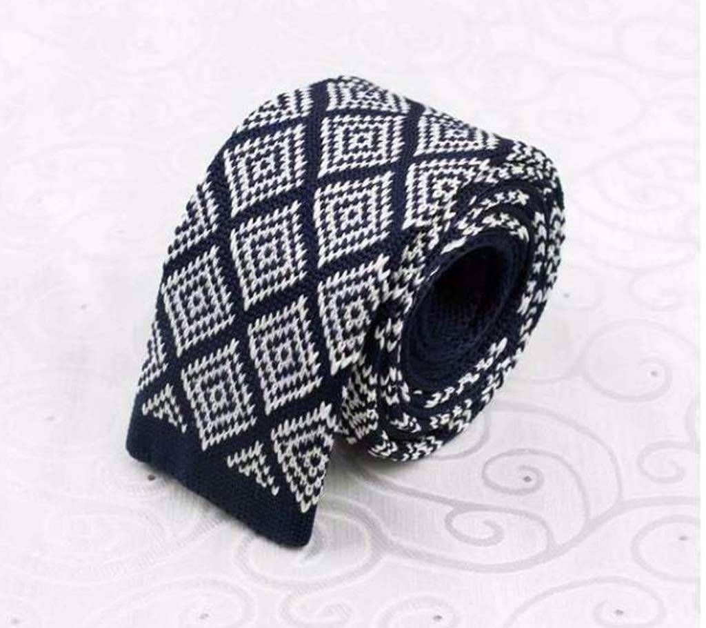 New Design Embroidered Knitted Neck Ties For Men