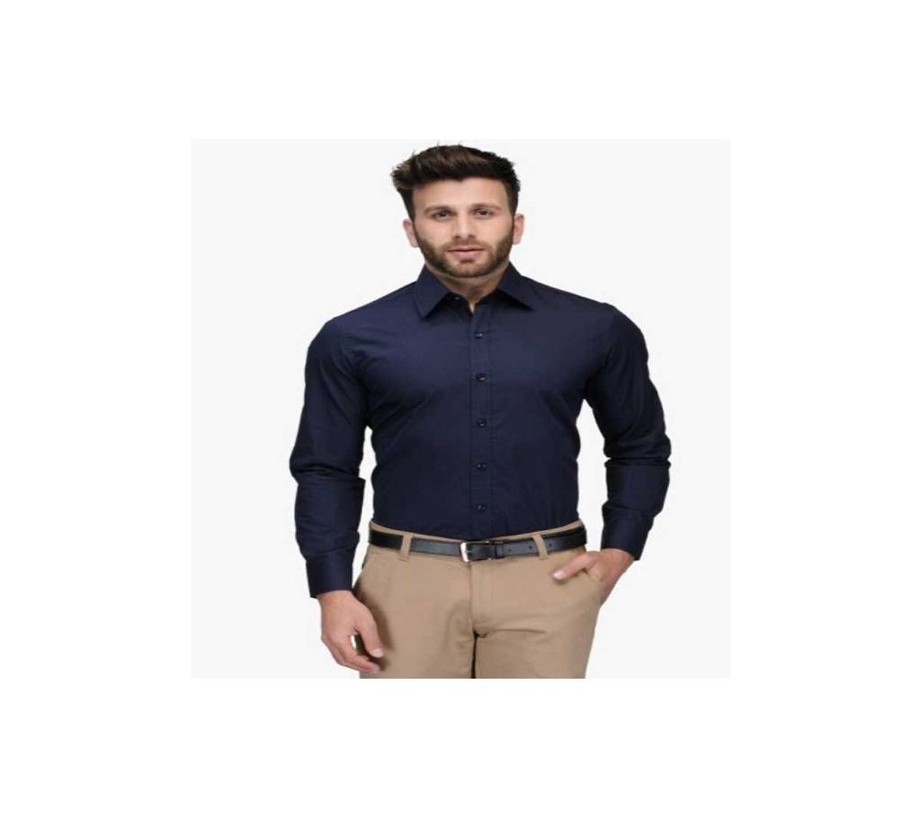 Navy Blue Formal Shirt for Men