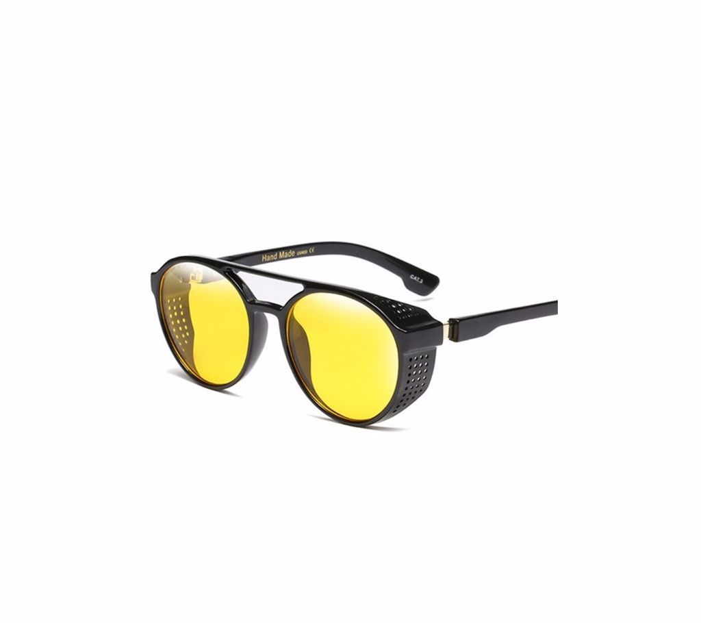 Retro Round Hollow Steampunk Vintage Sunglasses For Men