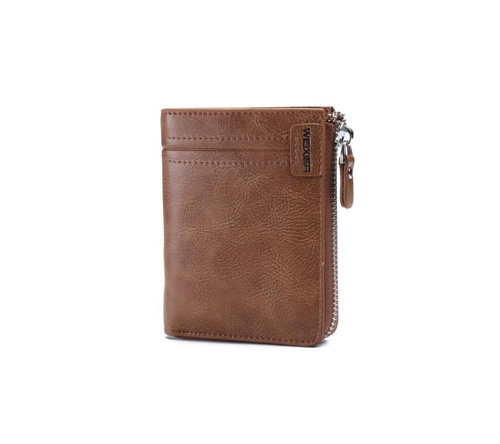 Leather Wallet For Men-Brown