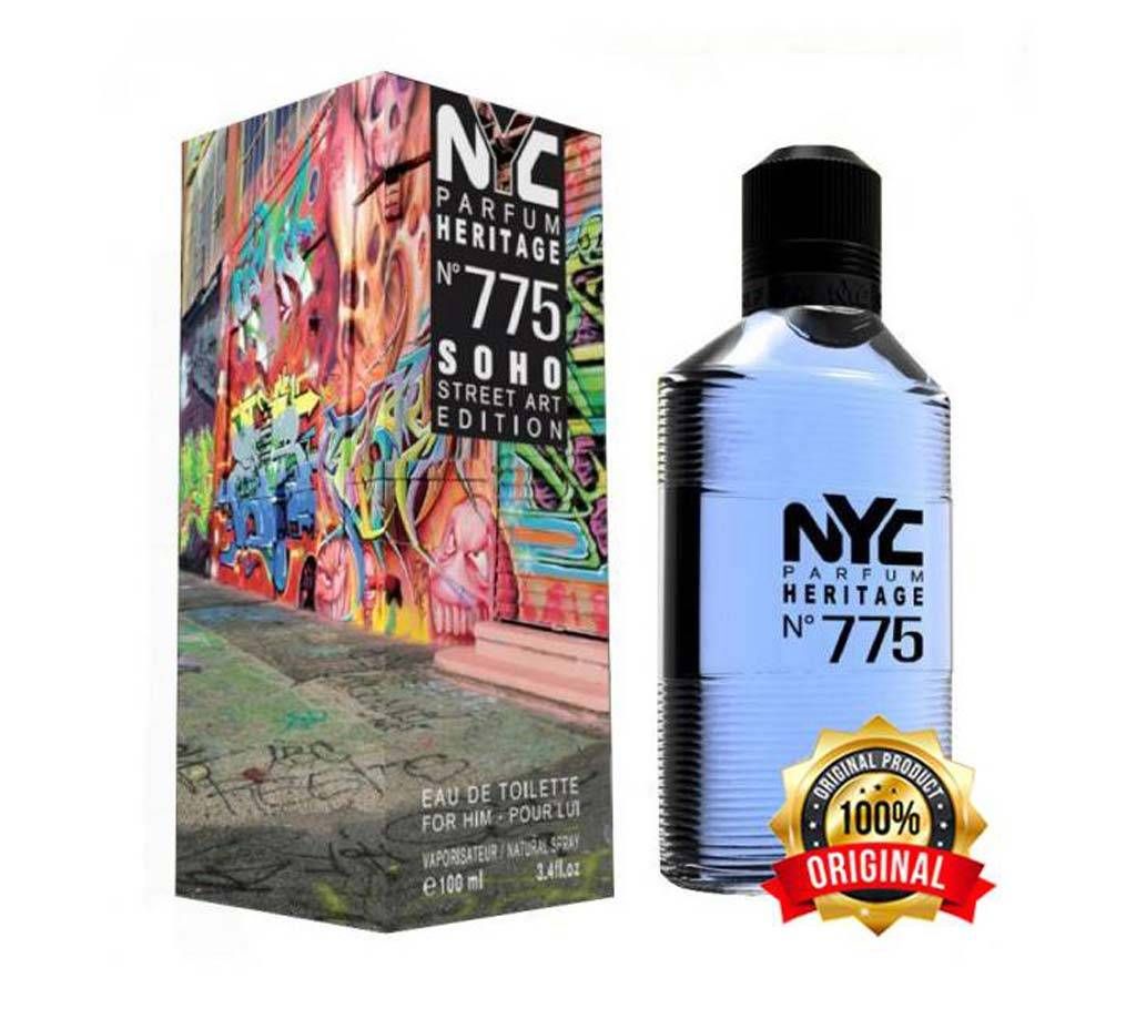 NYC (Made in USA) SOHO ST Art EDP No-775 for MEN