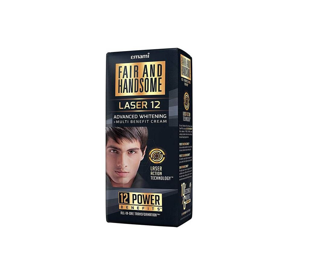 Fair and Handsome Laser 12 Advanced Whitening and Multi Benefit Cream India 