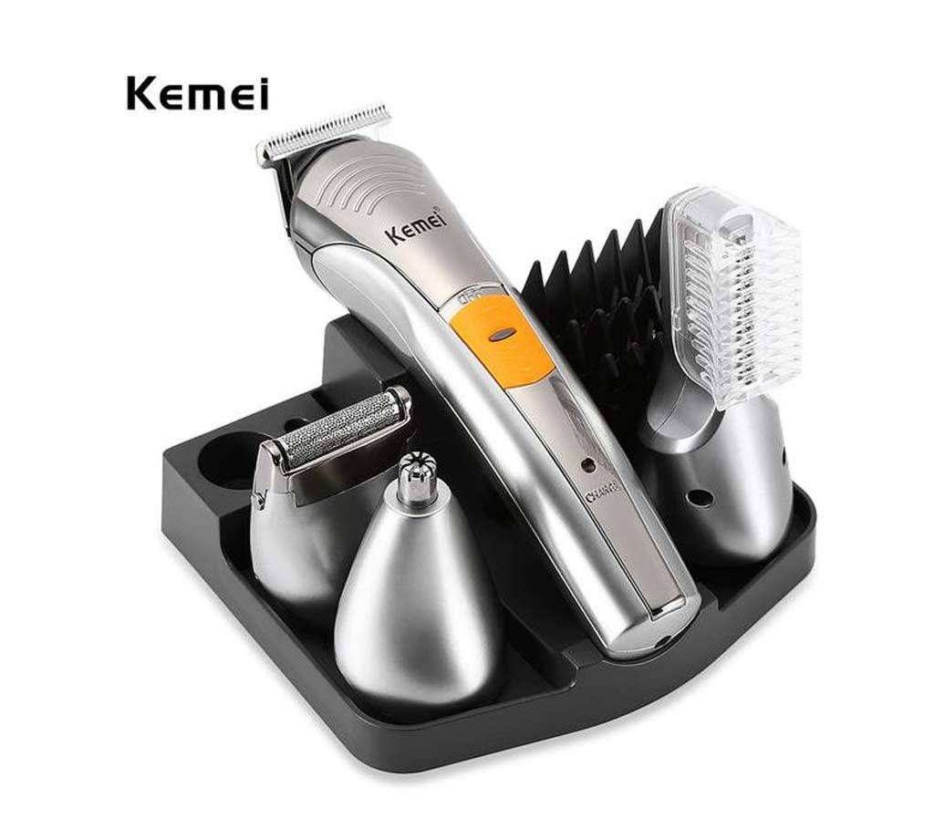 Kemei KM - 570A Professional Hair Clipper 4 In 1 Washable Cordless Electric Hair Trimmer Hair Clipper Nose Trimmer Beard Shaver