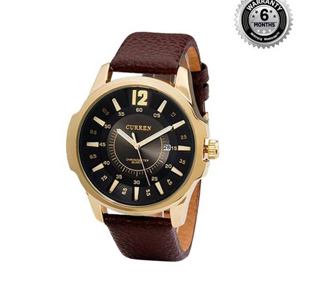 WRM30 - Leather Watch for Men - Brown