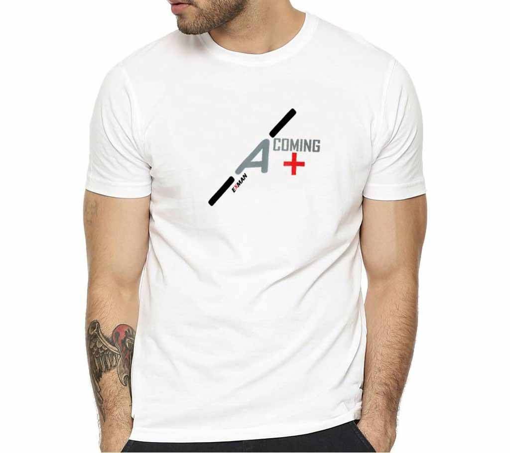 A+ Coming Gents Half Sleeve Cotton T-Shirt