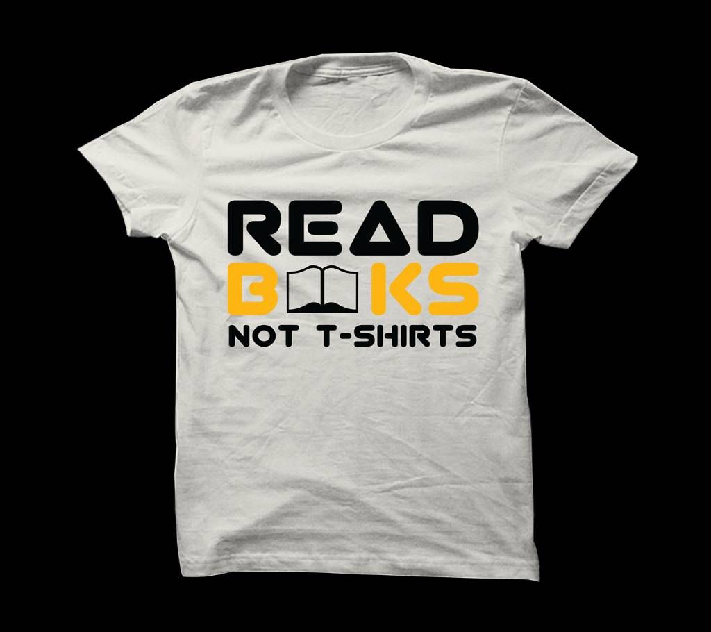 Read Books Gents Half Sleeve Cotton T-shirt