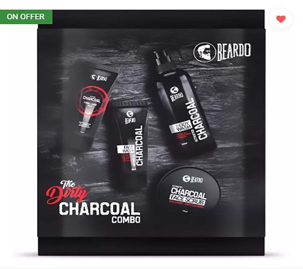 Beardo The Dirty Charcoal Combo