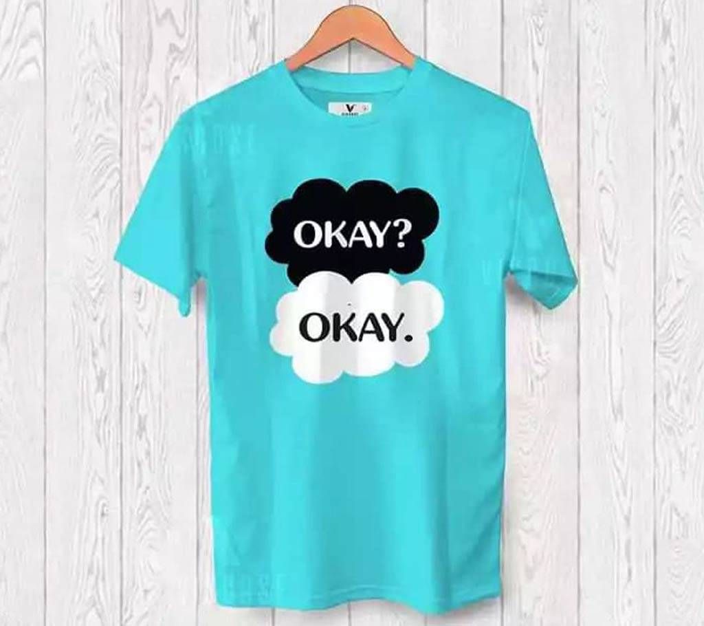 OKAY Half Sleeve slim fit cotton t-shirt